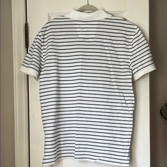 Nautica Classic Fit Striped Polo Shirt Preppy Coastal nautical Y2K 90S golf L - Picture 6 of 8